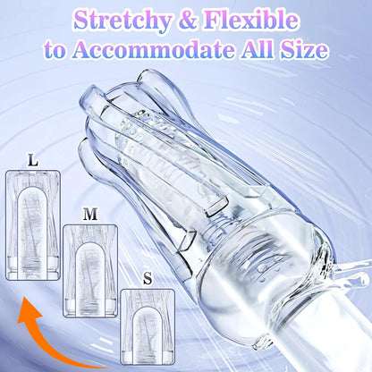 Realistic TPE Male Masturbation Sleeve with Suction Cup and 3D Texture