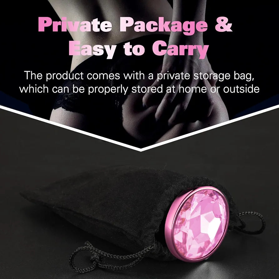 3-Piece Luxury Jewel-Base Metal Anal Plug Set for Beginners and Advanced Play