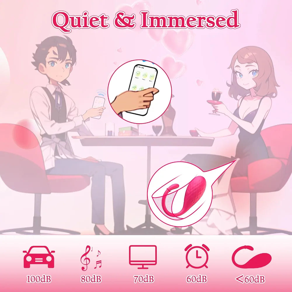 9-Mode Couples Vibrating Dildo for Clitoral, G-Spot, and Anal Stimulation