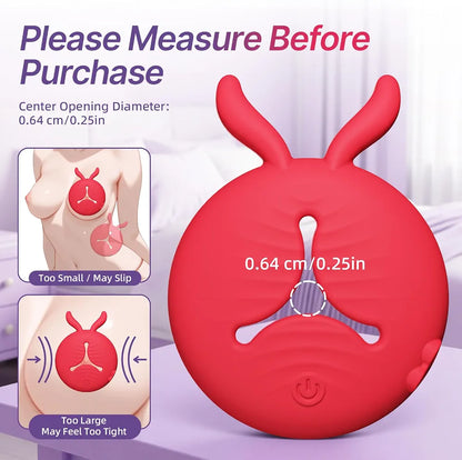 4-in-1 BDSM Nipple Stimulation Set with 10-Mode Vibrating Clamps and Weighted Pleasure Tools
