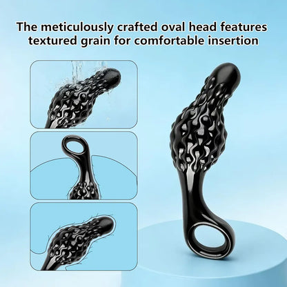 Silicone Anal Training Plug with O-Ring Base for Beginners and Advanced Users