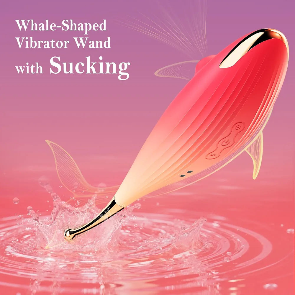 Dual-Action Clitoral Suction and G-Spot Vibrator with 7 Modes - Waterproof Silicone Stimulator for Women