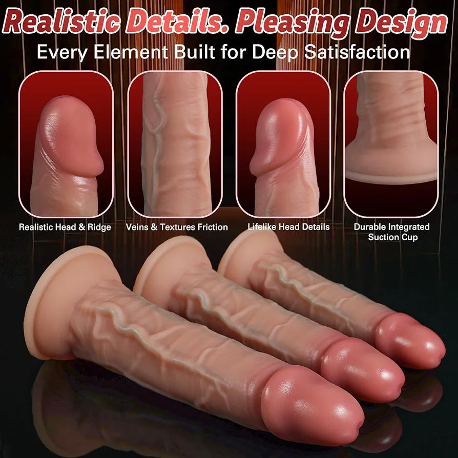 Silicone Anal Training Kit: 3-Piece Graduated Butt Plug Set with Suction Base