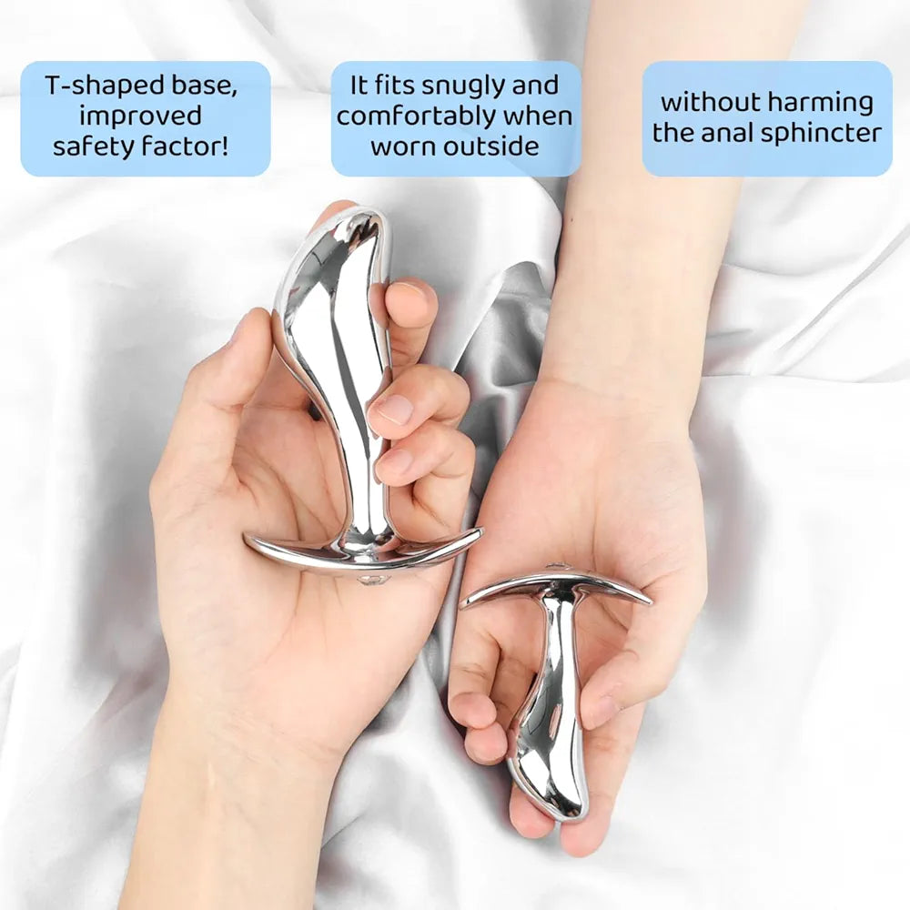 Beginner Anal Training Kit: Ergonomic Silicone Butt Plug for Prostate Massage and Comfort