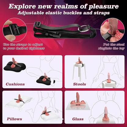 Remote-Controlled Thrusting & Vibrating G-Spot Dildo with 17 Stimulation Modes