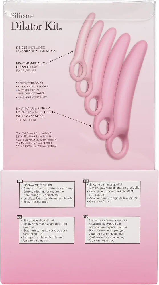 CalExotics Inspire 5-Piece Silicone Dilator Kit - Pink