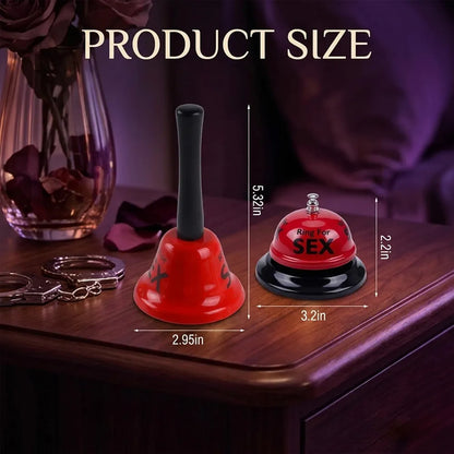 Romantic Couples' Novelty Bell Set for Bedroom Games and Date Night Fun