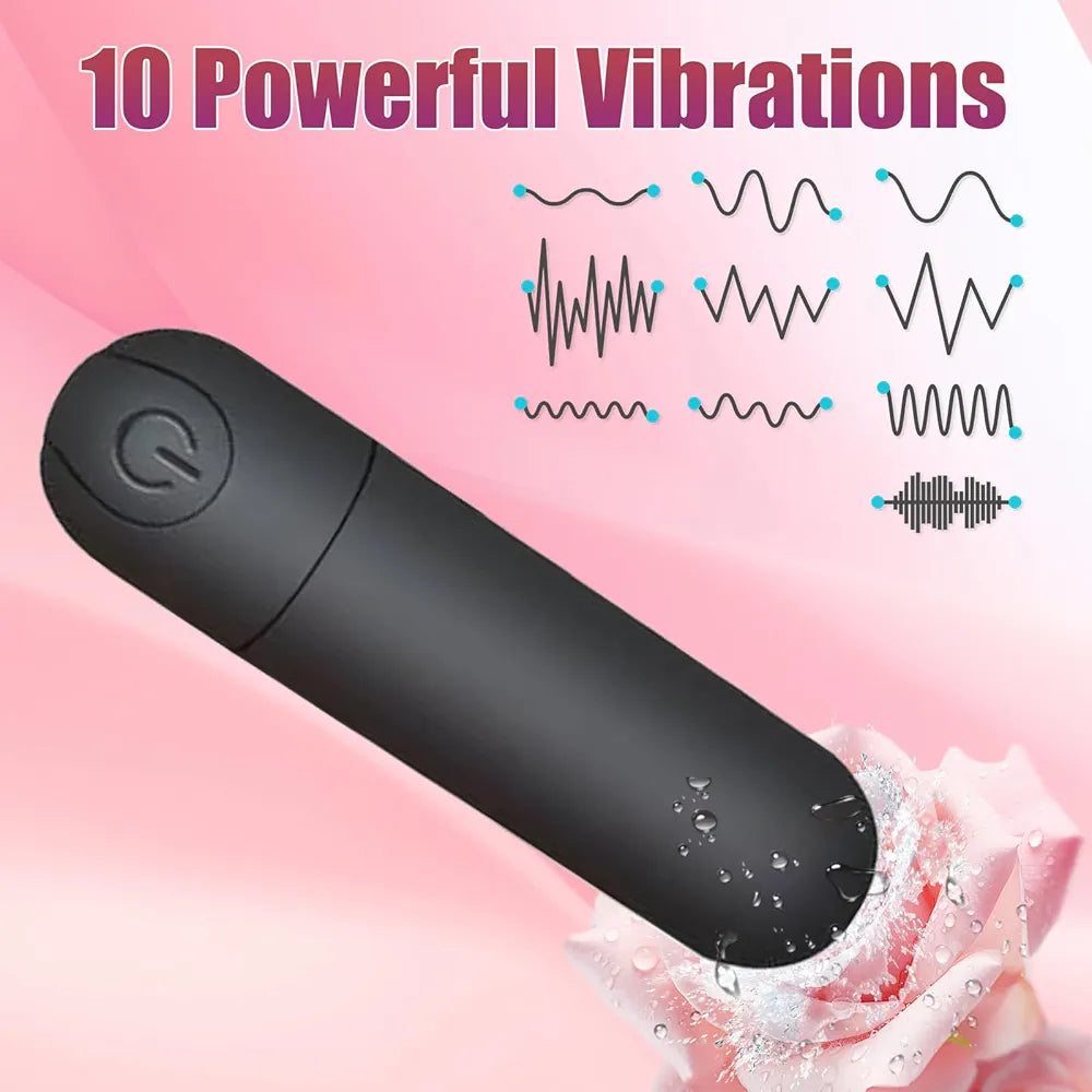 10-Mode Waterproof Remote-Controlled G-Spot and Clitoral Vibrator for Couples