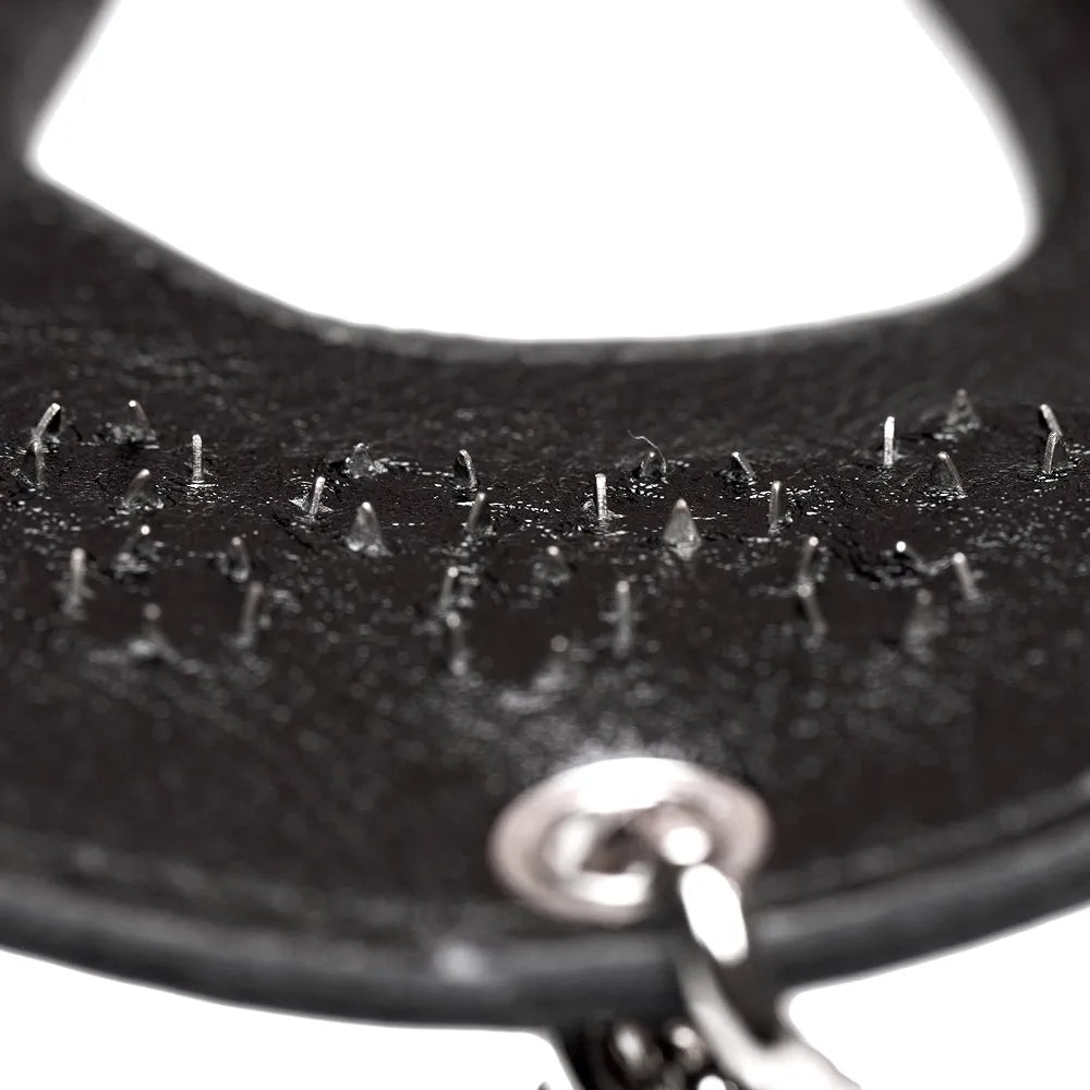Premium Spiked Leather Ball Stretcher for Enhanced Sensation