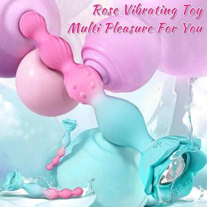 Yaluye 36-Mode Vibrating Anal Plug and Bead Massager for Prostate and G-Spot Stimulation