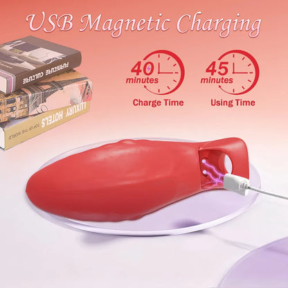 Dual-Action Clitoral and G-Spot Vibrator with 10 Stimulation Modes
