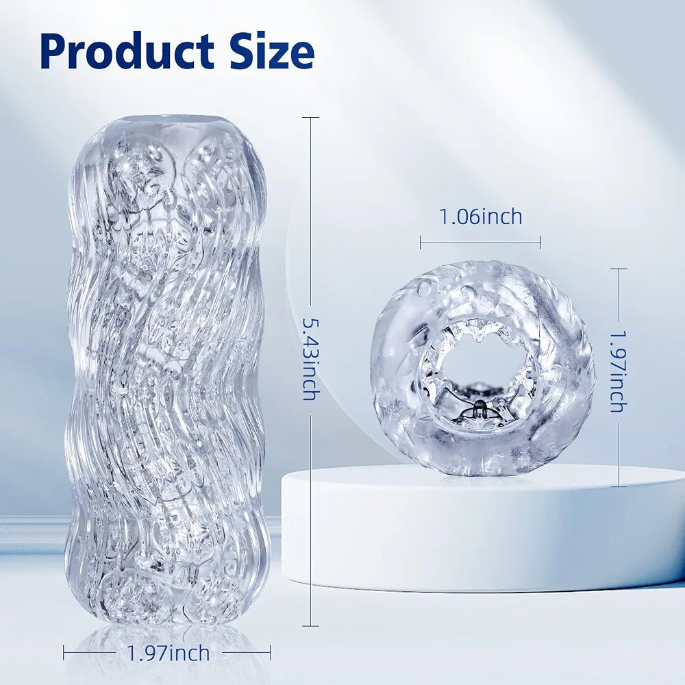 IMOTANI Realistic TPE Penis Training Sleeve and Masturbation Stroker for Men