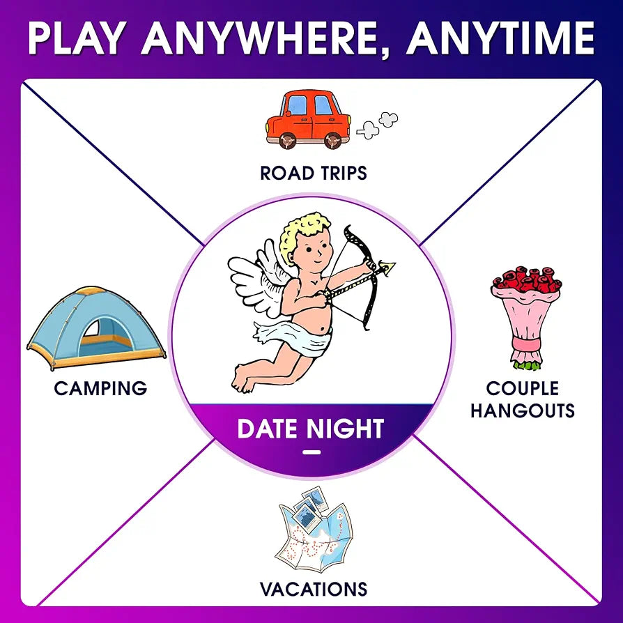 Spicy Couples Date Night Card Game: 54 Romantic and Playful Position Challenges
