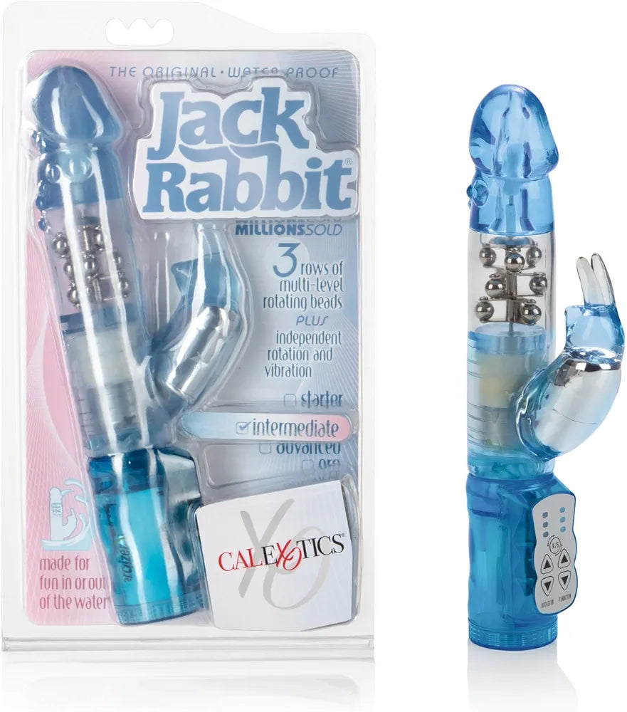 CalExotics Waterproof Rotating Rabbit Vibrator for Dual Stimulation