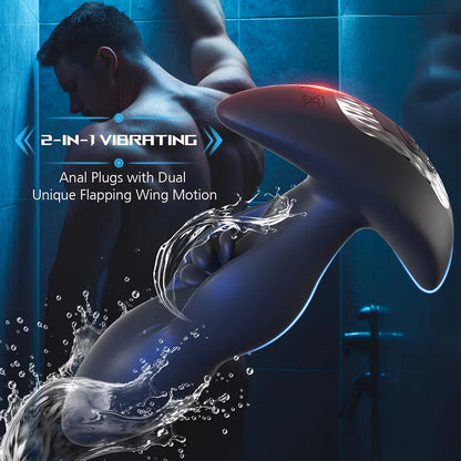 App-Controlled High-Frequency Vibrating Prostate Massager and Anal Plug for Men