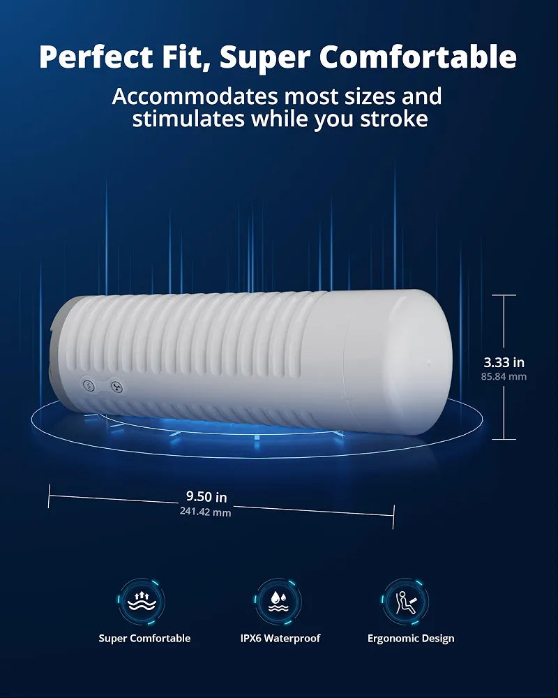 Lovense Max 2 Automatic Male Masturbator with 360-Degree Contractions and Vibration