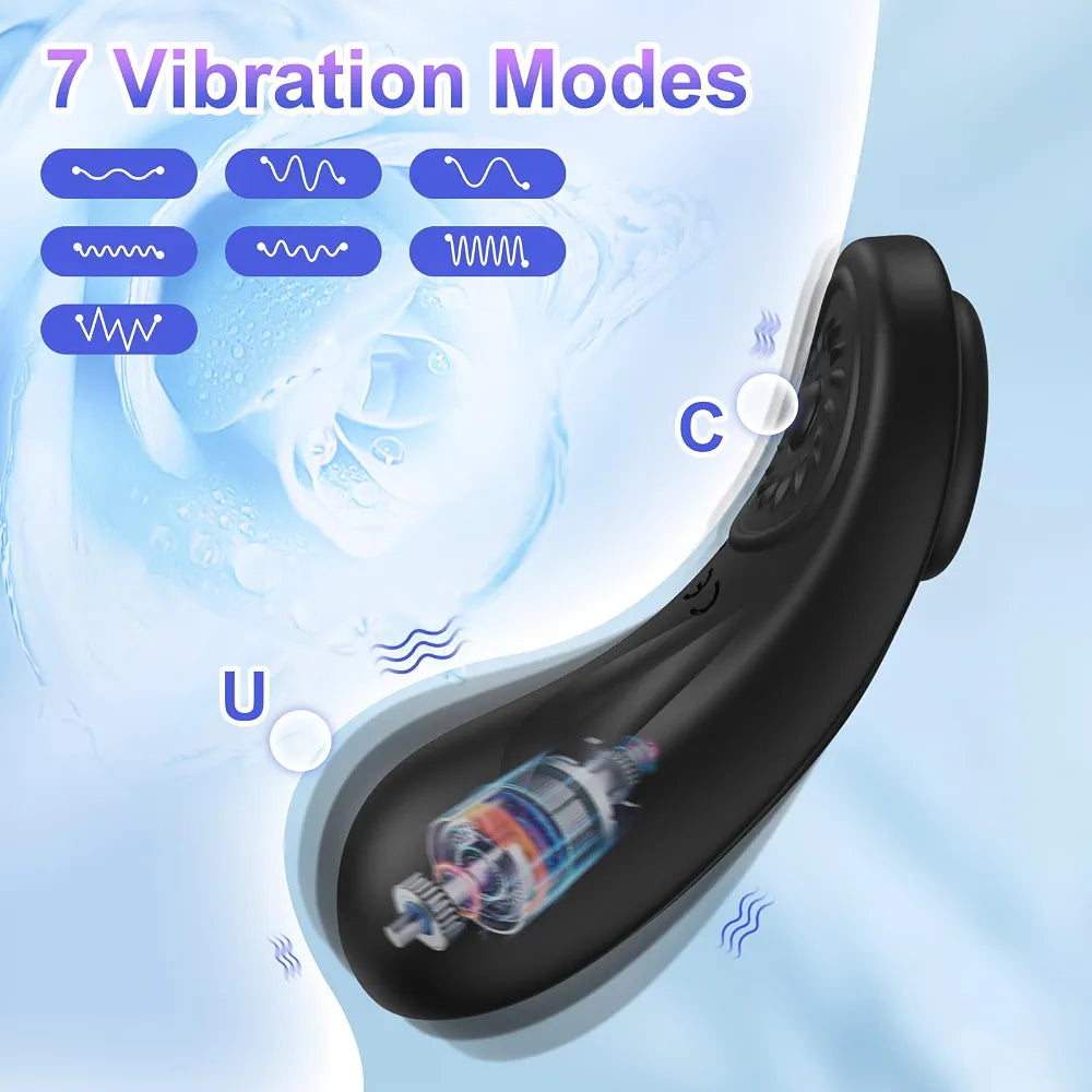 Butterfly Wearable Clitoral Vibrator with Remote Control, Magnetic Closure, and 7 Whisper-Quiet Vibration Modes