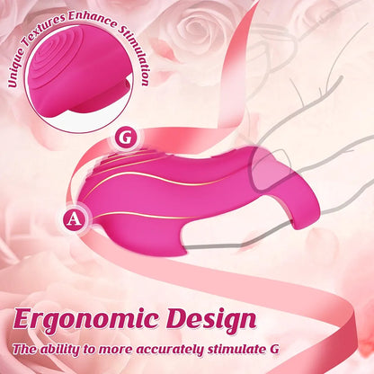 Premium Waterproof Mini Finger Vibrator with App-Controlled Stimulation for Couples