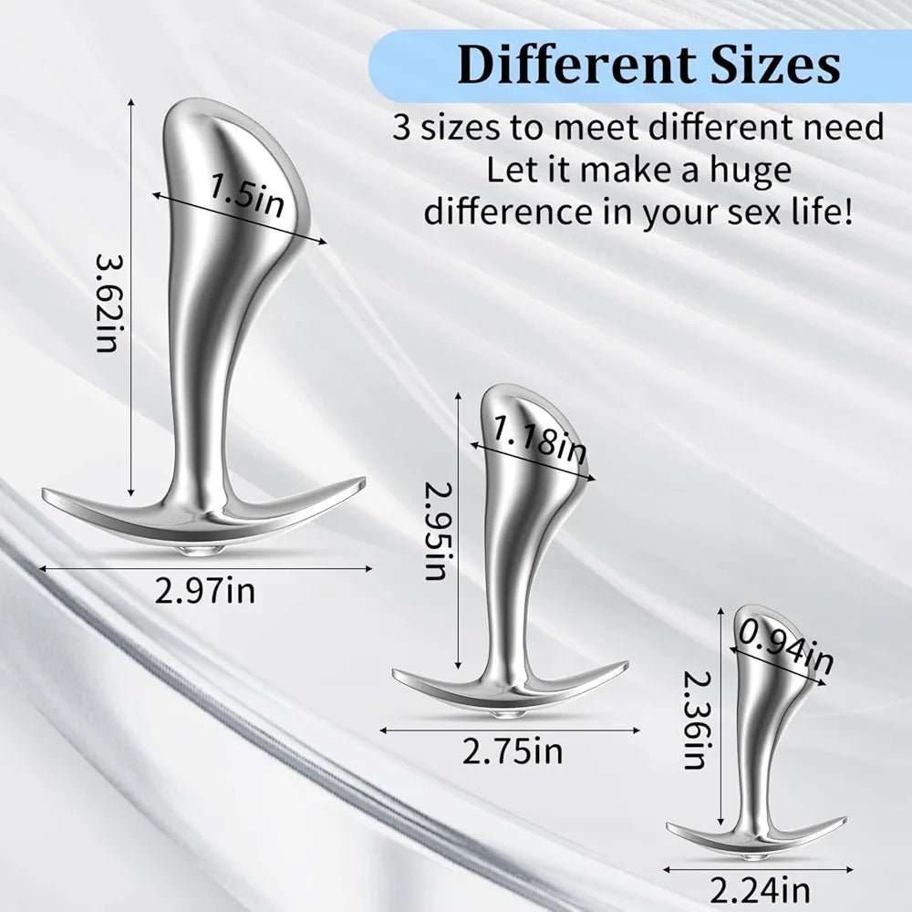 Beginner Anal Training Kit: Ergonomic Silicone Butt Plug for Prostate Massage and Comfort