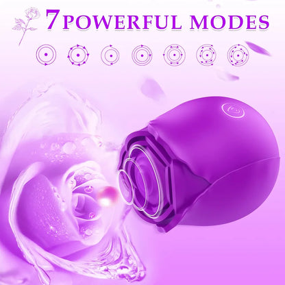 Vlatne 7-Mode Tapping Clitoral and Nipple Vibrator - Purple