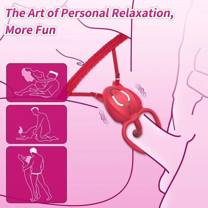 Remote-Controlled Wearable Couples Vibrator with App Connectivity and Multi-Function Stimulation