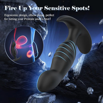 4-Piece Silicone Anal Training Plug Set with Flared Base for Beginners and Advanced Users