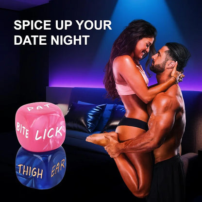 Romantic Couples Position Dice Game for Intimate Date Nights