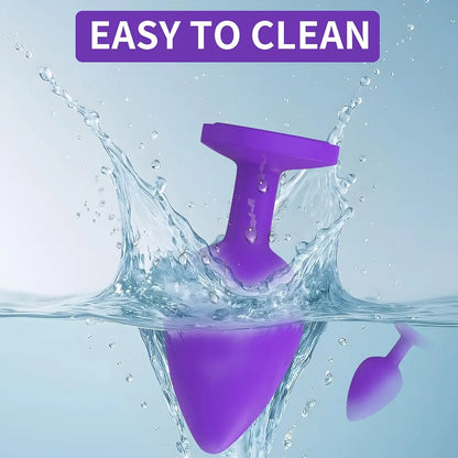 3-Piece Silicone Anal Training Plug Set for Beginners