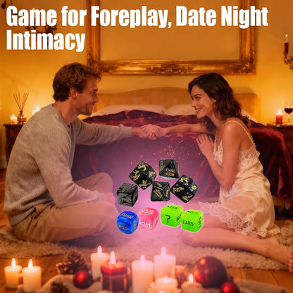 Romantic Adult Dice Game for Couples: Intimate Foreplay and Date Night Activity