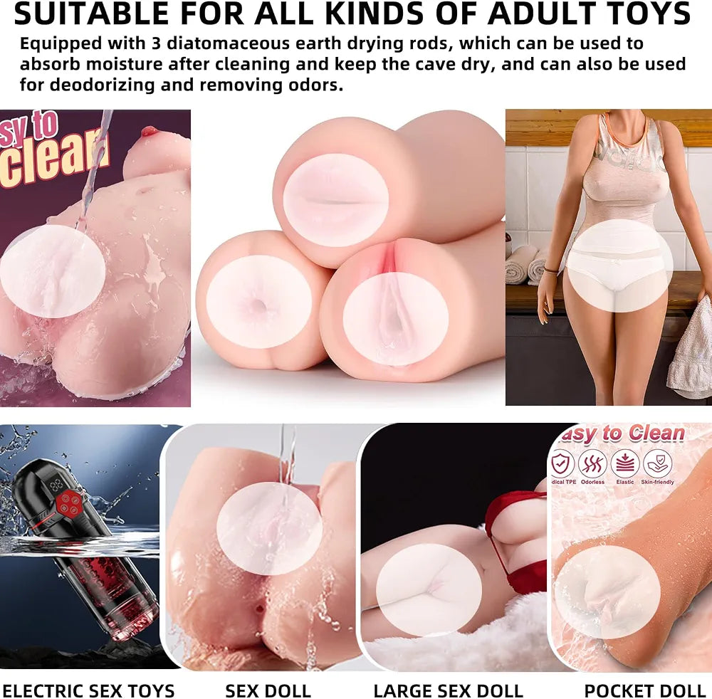 7-Piece Comprehensive Sex Toy and Masturbator Cleaning and Maintenance Care Kit
