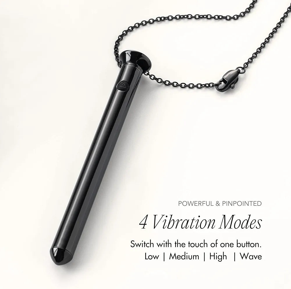 Crave Vesper 2 Original Vibrator Necklace - Discreet Wearable Luxury Vibrating Pendant for Adults
