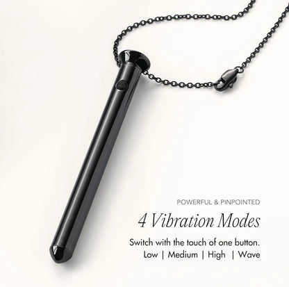 Crave Vesper 2 Original Vibrator Necklace - Discreet Wearable Luxury Vibrating Pendant for Adults