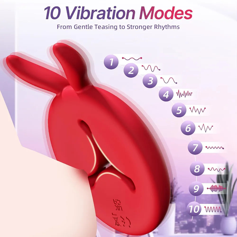 4-in-1 BDSM Nipple Stimulation Set with 10-Mode Vibrating Clamps and Weighted Pleasure Tools