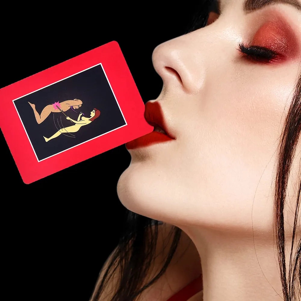 50 Adventurous Bondage & Intimacy Position Cards for Couples