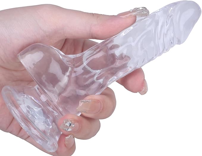 5.2-Inch Realistic Anal Dildo with Suction Cup - Beginner-Friendly Anal Training Plug for G-Spot Stimulation