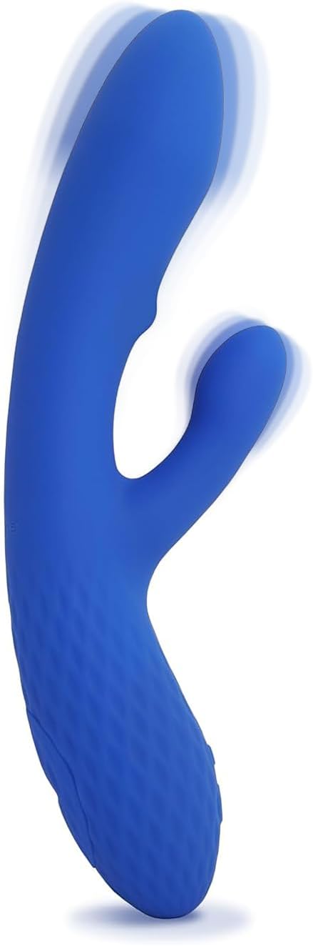 plusOne Dual Rabbit Vibrating Massager – USB Rechargeable Personal Massager with Dual Stimulation