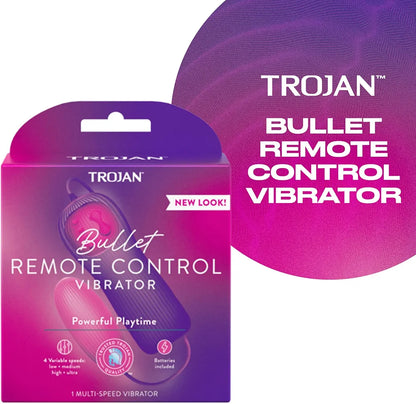 Trojan Vibrations Premium Vibrating Bullet Personal Massager - Discreet and Powerful