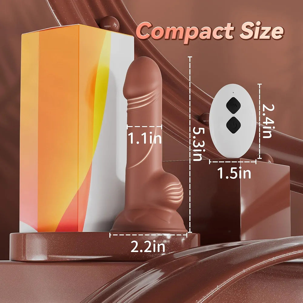 Zenvester Remote-Controlled Prostate Massager with 10 Vibration and Thrusting Modes
