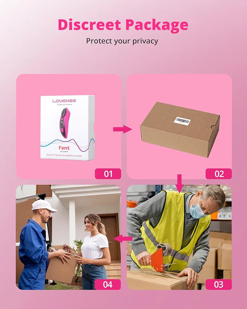Ferri App-Controlled Wearable Panty Vibrator for Couples
