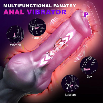 App-Controlled Dual-Action Prostate Massager and Thrusting Anal Vibrator