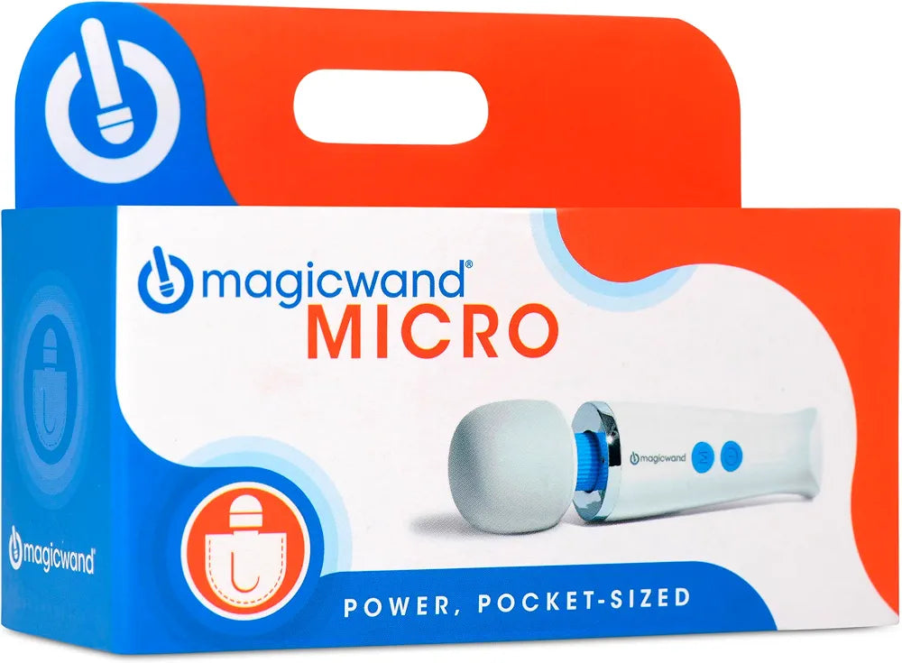 Premium Cordless Micro Wand Massager - Compact Multi-Speed Personal Body Massager with Flexible Silicone Head
