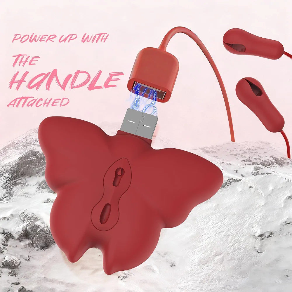 Adjustable Vibrating Nipple Clamps with G-Spot Stimulator for Couples