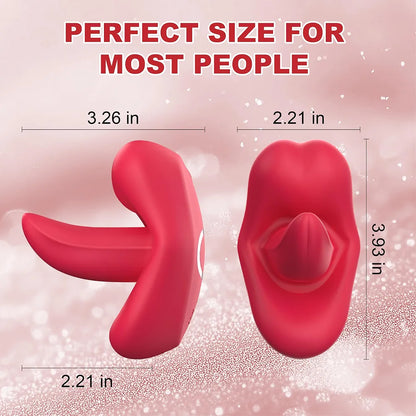Butterfly Tongue Lick Vibrator with App Remote Control - 9 Modes G-Spot & Clitoral Stimulator