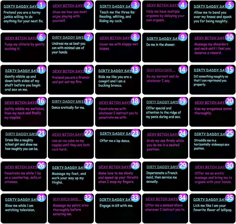 Intimacy Deck: Adventurous Couple's Card Game for Romantic Nights