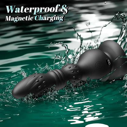 Remote-Controlled Prostate Massager with 10 Vibration and Thrusting Modes