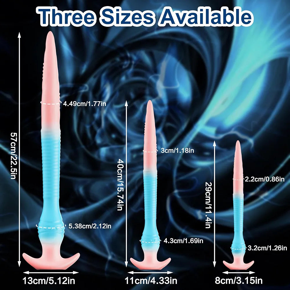 22-Inch Extra Long Silicone Anal Dildo and Prostate Massager for Advanced Anal Training