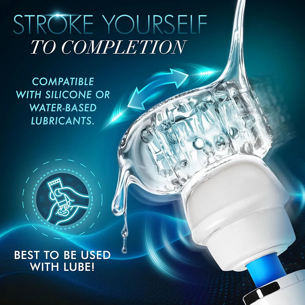Wand Essentials Vibra Cup Masturbator Attachment for Wand Massagers