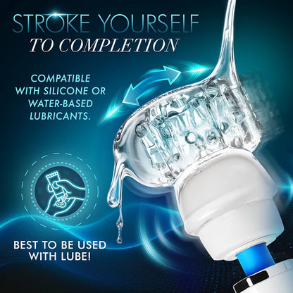 Wand Essentials Vibra Cup Masturbator Attachment for Wand Massagers