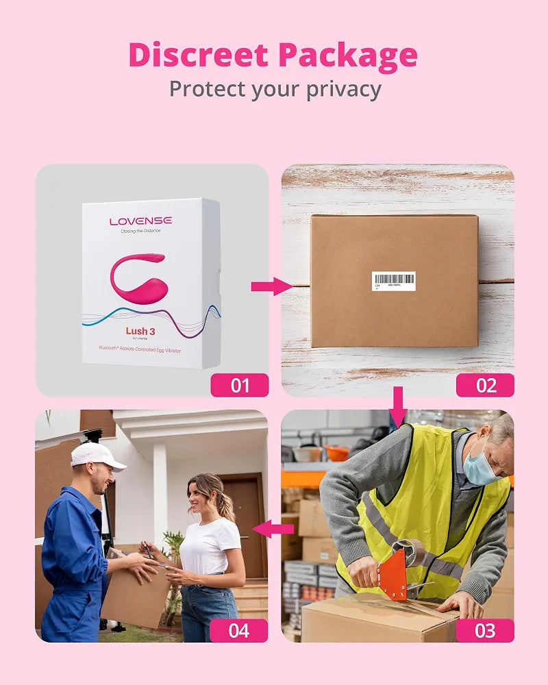 Lush 3 Wearable Remote-Controlled G-Spot Vibrator with Bluetooth App Connectivity