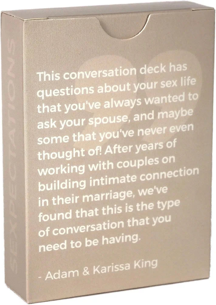 Intimacy Conversation Starter Deck: 52 Relationship Building Questions for Couples